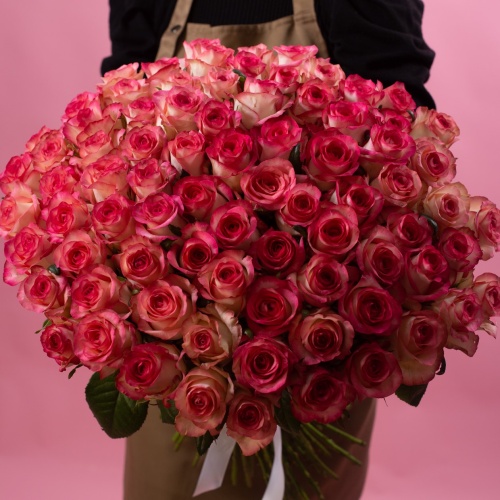 75 двухцветных роз (Россия)