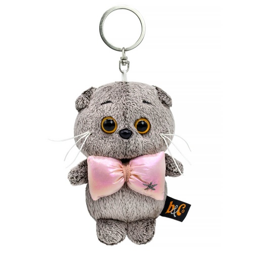 Брелок Басик с объёмным бантом