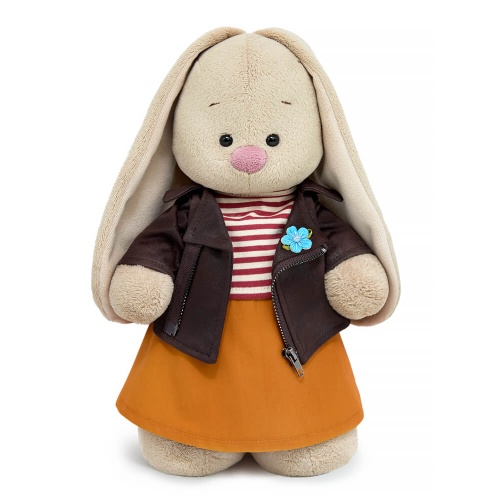 Зайка Ми в косухе из эко-замши (большой)