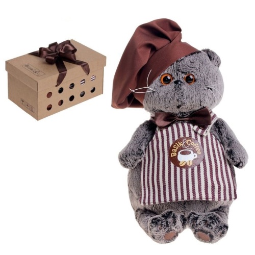 Мягкая игрушка "Басик-бариста" 22 см