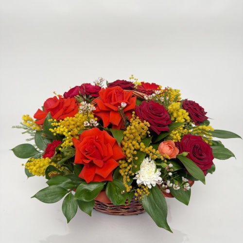 Корзина из роз №767202
