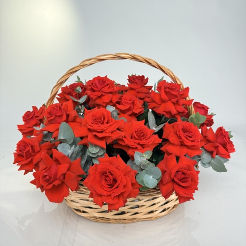 Корзина из роз №794734