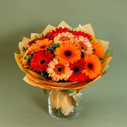 Букет из разноцветных гербер