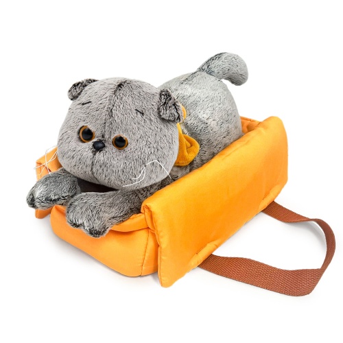 Кот Басик в сумке-переноске (лежачий)