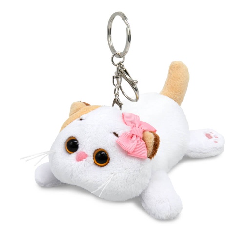 Брелок Кошечка Ли-Ли с бантиком лежачая