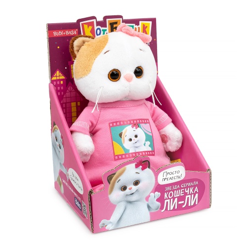 Кошечка Ли-Ли в комбинезоне с принтом "Мультсериал"