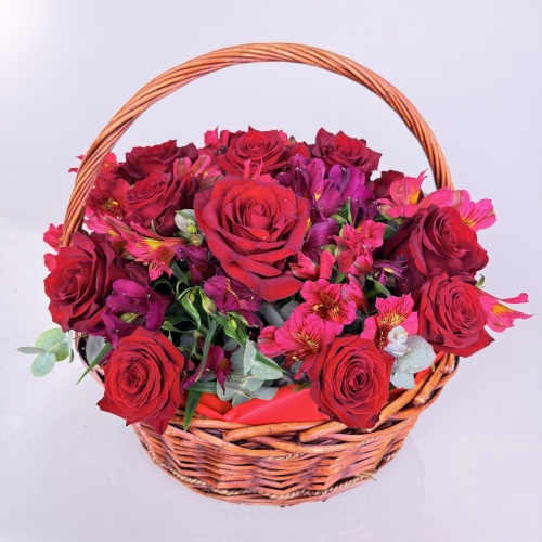 Корзина из роз №787231