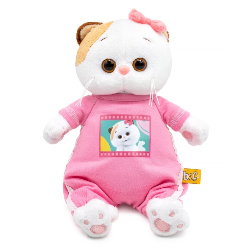 Кошечка Ли-Ли в комбинезоне с принтом "Мультсериал"