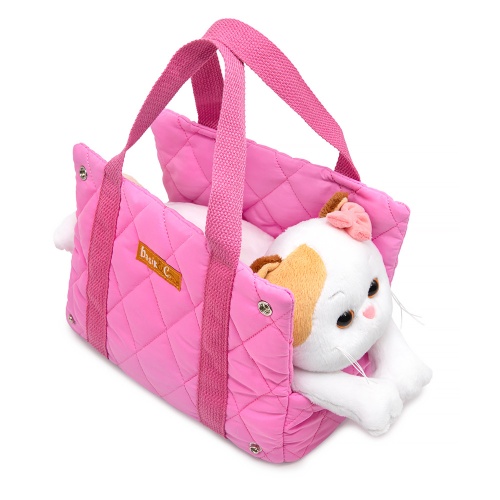 Кошечка Ли-Ли в сумке-переноске (лежачая).